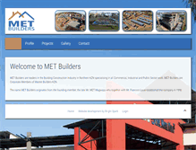 Tablet Screenshot of metbuilders.co.za